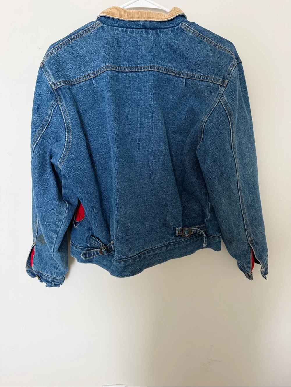Vintage J. Crew Denim Jacket with Corduroy Collar